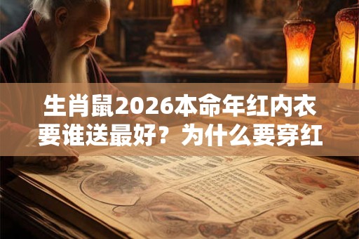 生肖鼠2026本命年红内衣要谁送最好？为什么要穿红色？