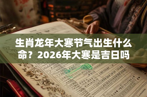 生肖龙年大寒节气出生什么命？2026年大寒是吉日吗？