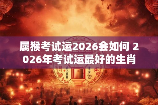 属猴考试运2026会如何 2026年考试运最好的生肖 属猴考试运2026会如何 2026年考试运最好的生肖