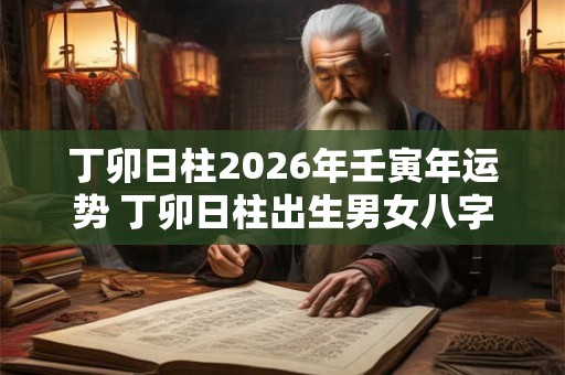 丁卯日柱2026年壬寅年运势 丁卯日柱出生男女八字命运 丁卯日柱2026年壬寅年运势 丁卯日柱出生男女八字命运
