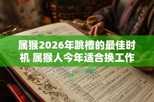 属猴2026年跳槽的最佳时机 属猴人今年适合换工作吗 属猴2026年跳槽的最佳时机 属猴人今年适合换工作吗