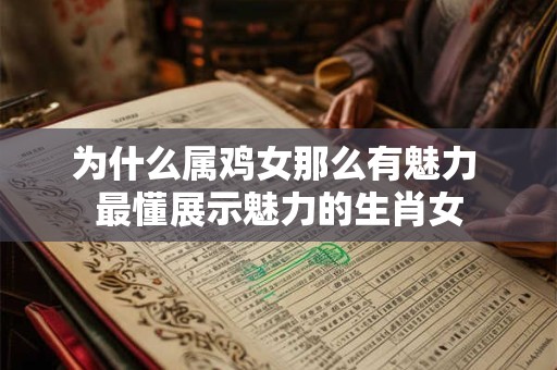 为什么属鸡女那么有魅力 最懂展示魅力的生肖女