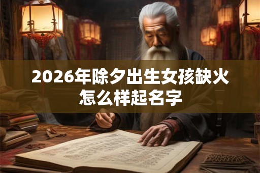 2026年除夕出生女孩缺火怎么样起名字