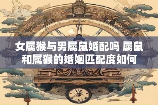 女属猴与男属鼠婚配吗 属鼠和属猴的婚姻匹配度如何 女属猴与男属鼠婚配吗 属鼠和属猴的婚姻匹配度如何