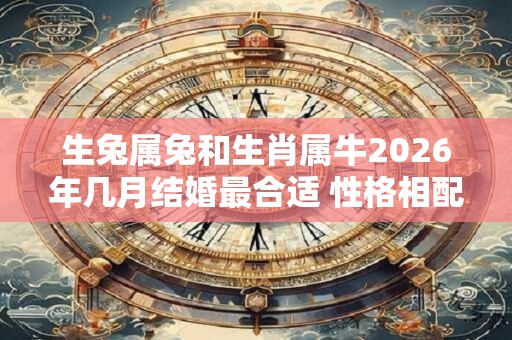 生兔属兔和生肖属牛2026年几月结婚最合适 性格相配吗
