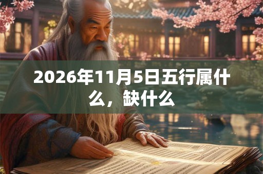 2026年11月5日五行属什么,缺什么 2026年11月5日五行属什么,缺什么