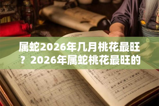 属蛇2026年几月桃花最旺?2026年属蛇桃花最旺的月份 属蛇2026年几月桃花最旺?2026年属蛇桃花最旺的月份