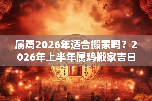 属鸡2026年适合搬家吗？2026年上半年属鸡搬家吉日