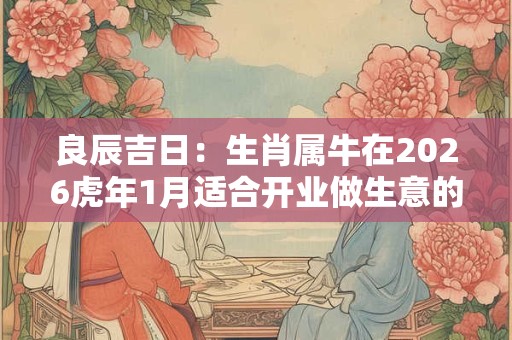 良辰吉日：生肖属牛在2026虎年1月适合开业做生意的吉日