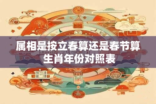 属相是按立春算还是春节算 生肖年份对照表