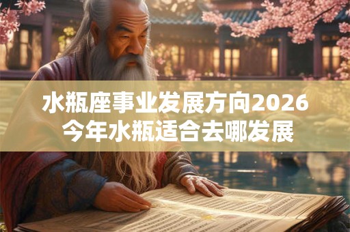 水瓶座事业发展方向2026 今年水瓶适合去哪发展