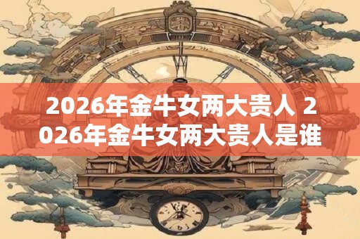 2026年金牛女两大贵人 2026年金牛女两大贵人是谁