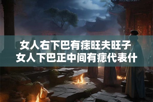 女人右下巴有痣旺夫旺子 女人下巴正中间有痣代表什么