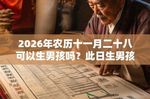 2026年农历十一月二十八可以生男孩吗？此日生男孩命运？