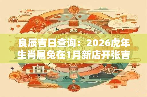 良辰吉日查询：2026虎年生肖属兔在1月新店开张吉利日期