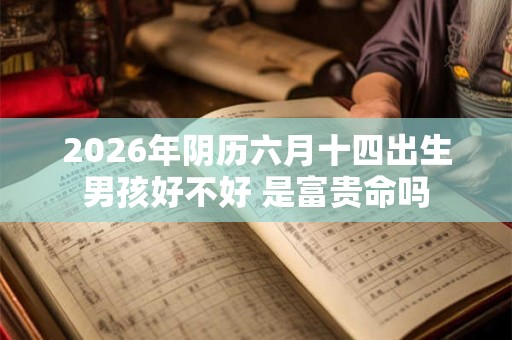 2026年阴历六月十四出生男孩好不好 是富贵命吗