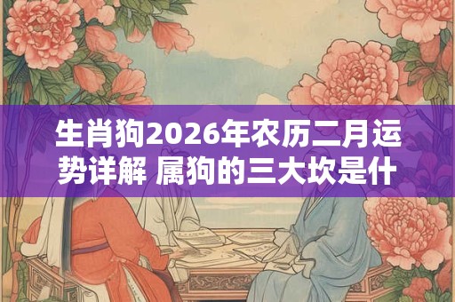 生肖狗2026年农历二月运势详解 属狗的三大坎是什么
