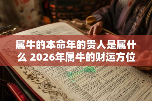 属牛的本命年的贵人是属什么 2026年属牛的财运方位在哪里