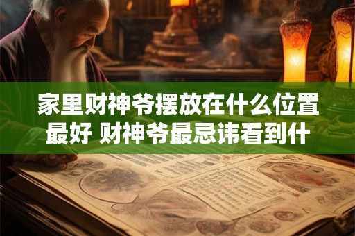 家里财神爷摆放在什么位置最好 财神爷最忌讳看到什么