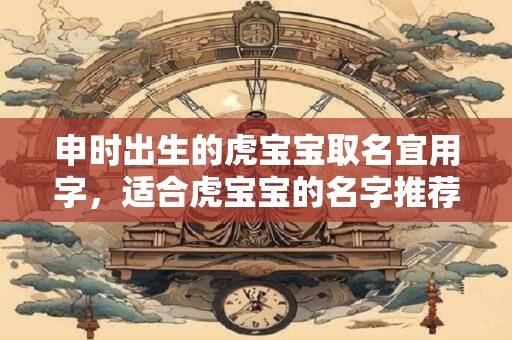 申时出生的虎宝宝取名宜用字，适合虎宝宝的名字推荐