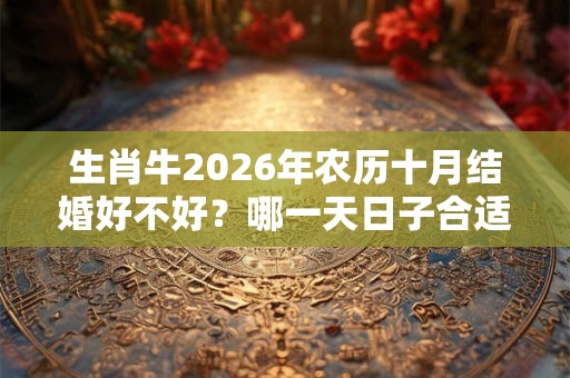 生肖牛2026年农历十月结婚好不好？哪一天日子合适？
