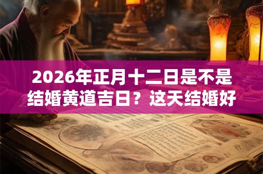 2026年正月十二日是不是结婚黄道吉日？这天结婚好不好？