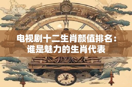 电视剧十二生肖颜值排名：谁是魅力的生肖代表