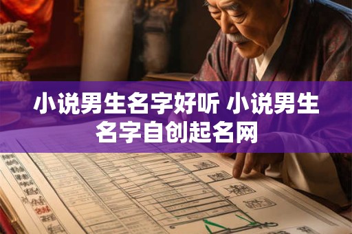 小说男生名字好听 小说男生名字自创起名网