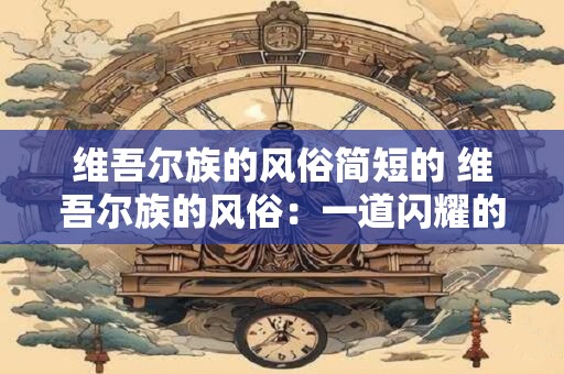 维吾尔族的风俗简短的 维吾尔族的风俗：一道闪耀的民族之光