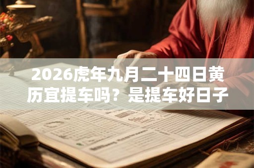 2026虎年九月二十四日黄历宜提车吗？是提车好日子吗