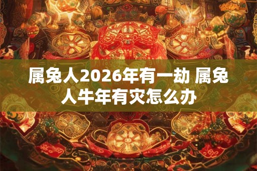 属兔人2026年有一劫 属兔人牛年有灾怎么办