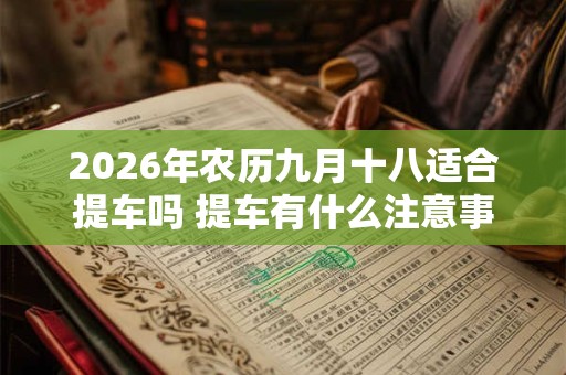2026年农历九月十八适合提车吗 提车有什么注意事项