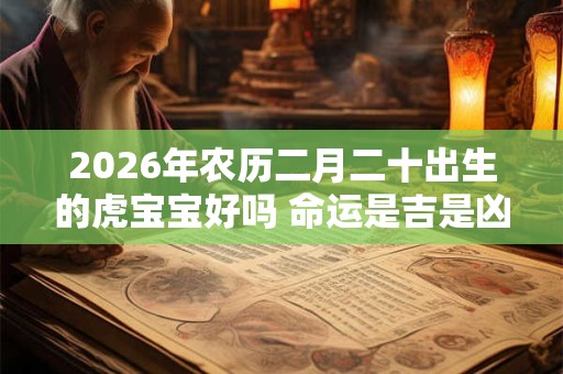 2026年农历二月二十出生的虎宝宝好吗 命运是吉是凶