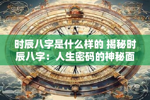 时辰八字是什么样的 揭秘时辰八字：人生密码的神秘面纱