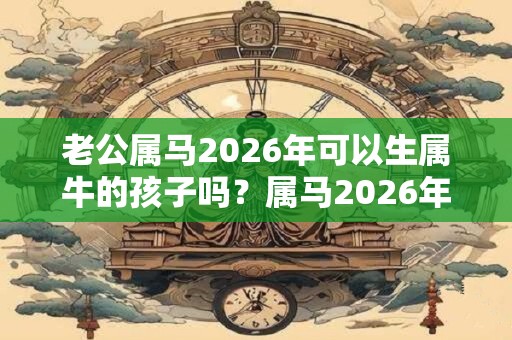 老公属马2026年可以生属牛的孩子吗？属马2026年运势如何？