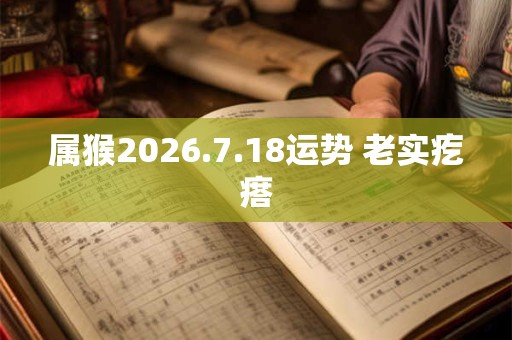 属猴2026.7.18运势 老实疙瘩