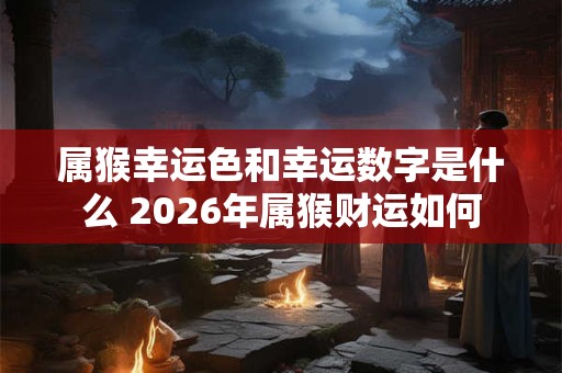 属猴幸运色和幸运数字是什么 2026年属猴财运如何