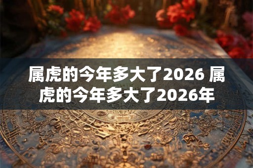 属虎的今年多大了2026 属虎的今年多大了2026年