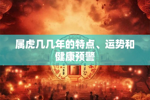 属虎几几年的特点、运势和健康预警