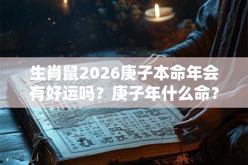 生肖鼠2026庚子本命年会有好运吗？庚子年什么命？
