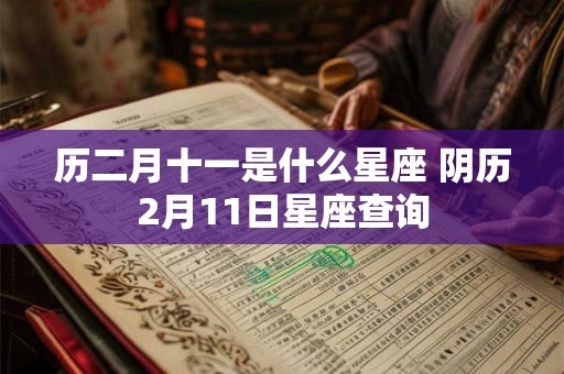 历二月十一是什么星座 阴历2月11日星座查询
