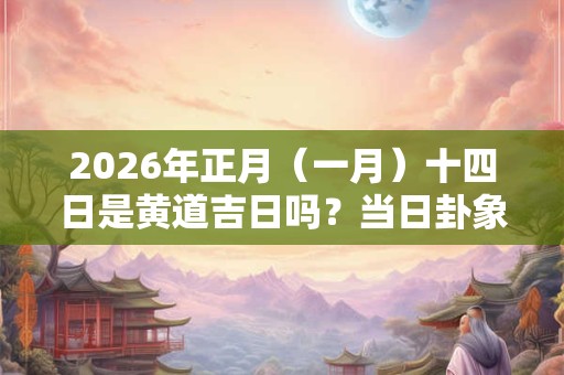 2026年正月（一月）十四日是黄道吉日吗？当日卦象怎么样？