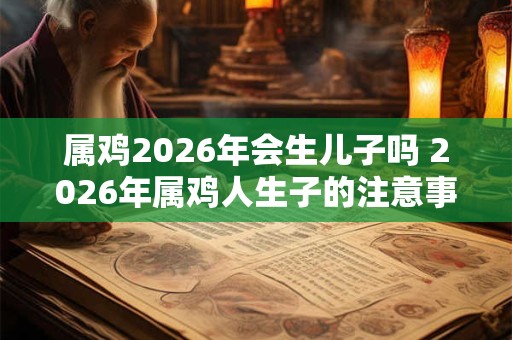 属鸡2026年会生儿子吗 2026年属鸡人生子的注意事项 属鸡2026年会生儿子吗 2026年属鸡人生子的注意事项
