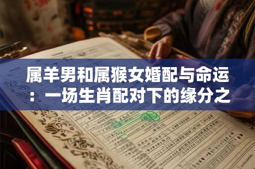属羊男和属猴女婚配与命运：一场生肖配对下的缘分之旅