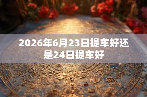 2026年6月23日提车好还是24日提车好
