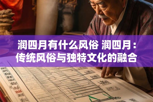 润四月有什么风俗 润四月：传统风俗与独特文化的融合