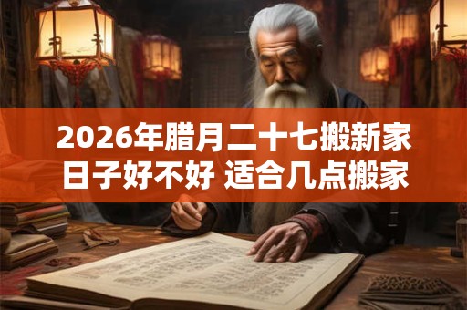 2026年腊月二十七搬新家日子好不好 适合几点搬家