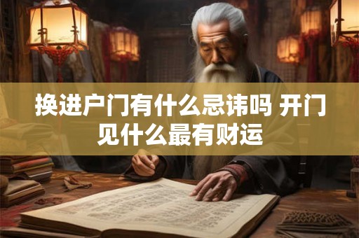 换进户门有什么忌讳吗 开门见什么最有财运