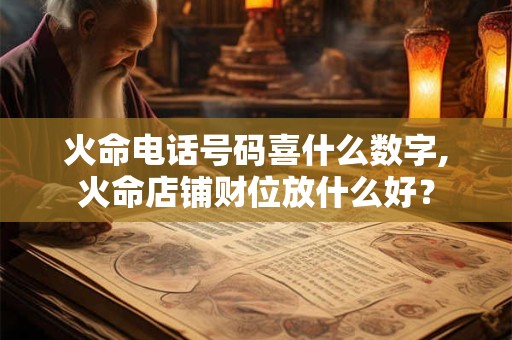 火命电话号码喜什么数字,火命店铺财位放什么好？