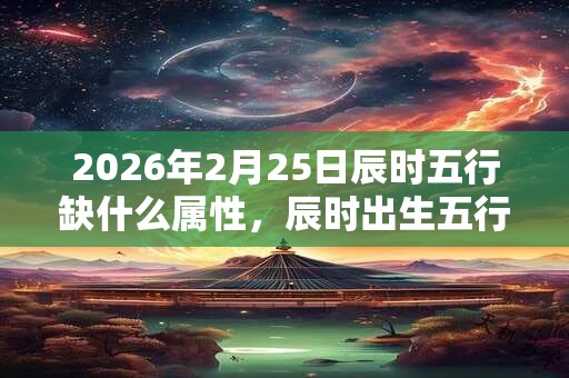 2026年2月25日辰时五行缺什么属性,辰时出生五行缺什么 2026年2月25日辰时五行缺什么属性,辰时出生五行缺什么